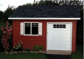 Why should I install a sectional door on my shed or small garage?