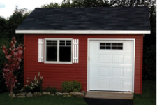 Is a sectional garage door the best option for my shed?